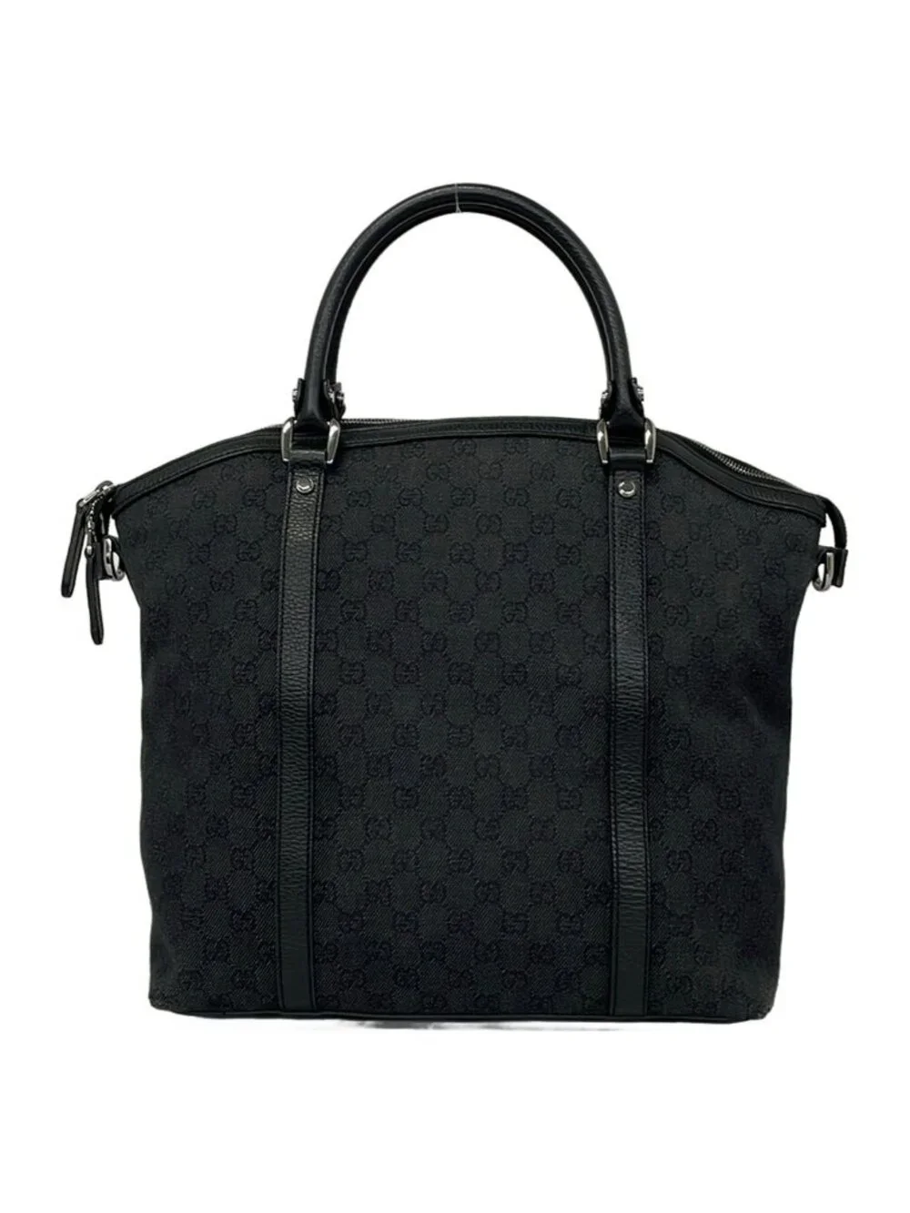 Gucci Handbag Interlocking Black Leather - Picture 3 of 10